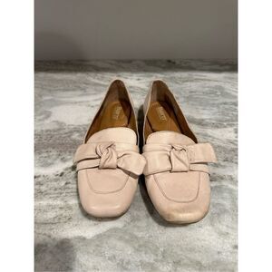 Born KHELK22 Blush Link Bow Flats Shoes Size 7.5